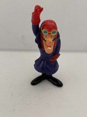 Dick Dastardly Wacky Races Figure Hanna Barbera Vintage Figure